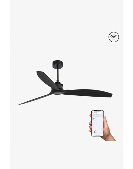 JUST FAN O1280 MM BLACK 3 BLADES BLACK W/R - Image 3