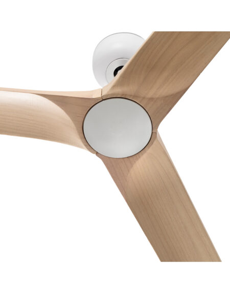 HEYWOOD O1320MM WHITE 3 BLADES LIGHT WOOD - Image 2
