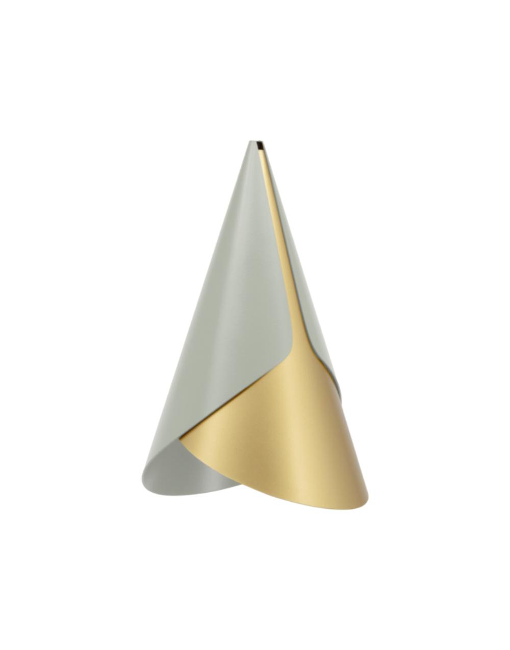 Cornet Nuance Olive & Brass O13.4 x 23,8 cm