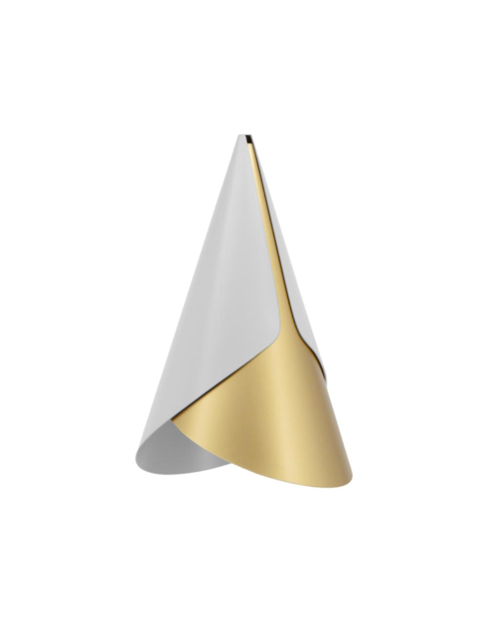 Cornet Nuance Mist & Brass O13.4 x 23,8 cm