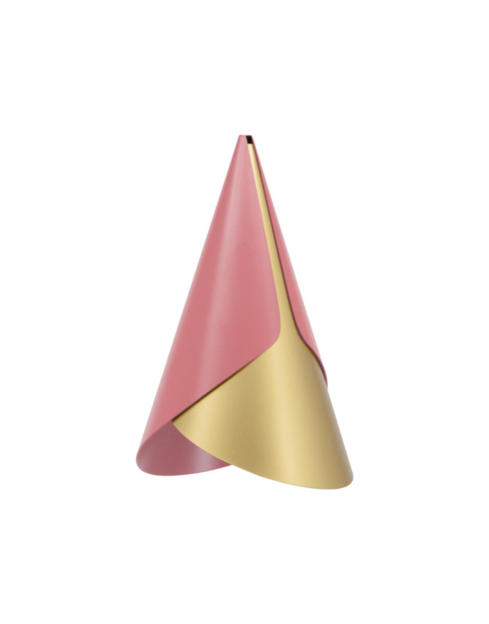 Cornet Nuance Rose & Brass O13.4 x 23,8 cm
