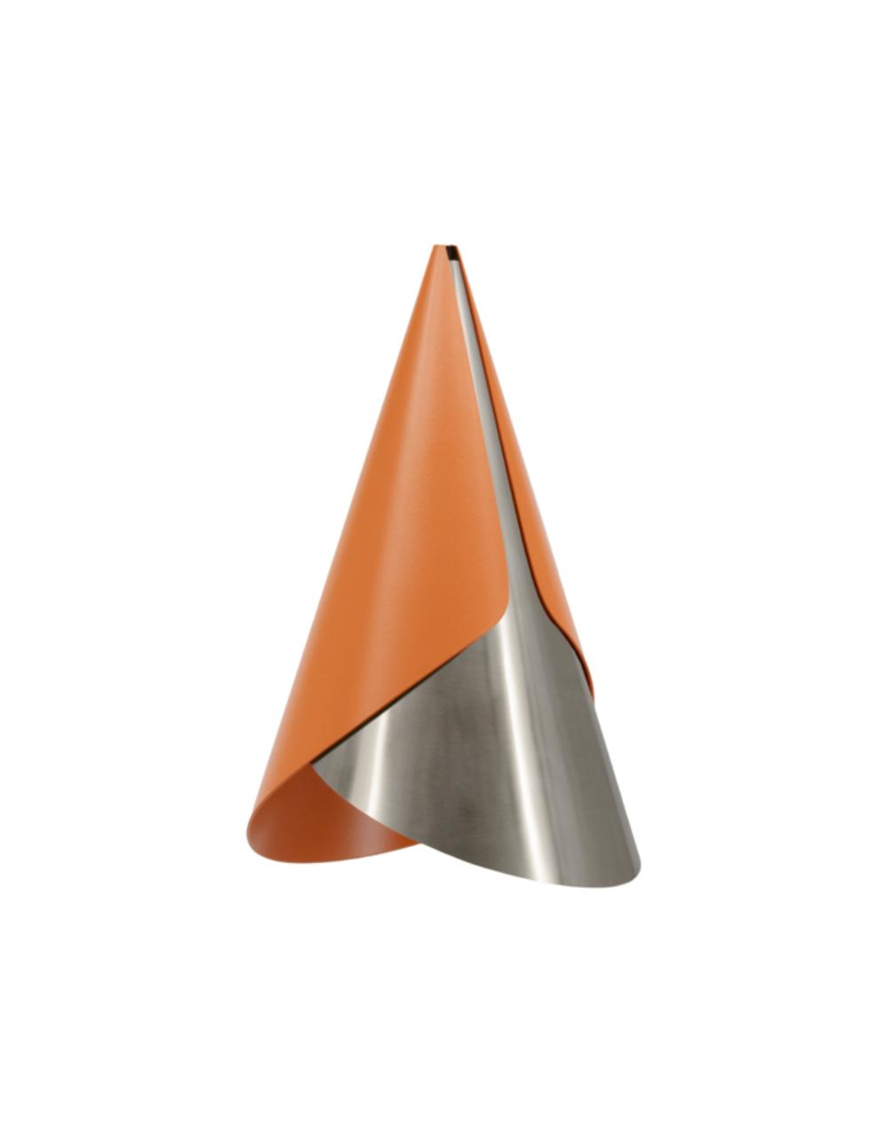 Cornet Nuance Orange & Steel O13.4 x 23,8 cm