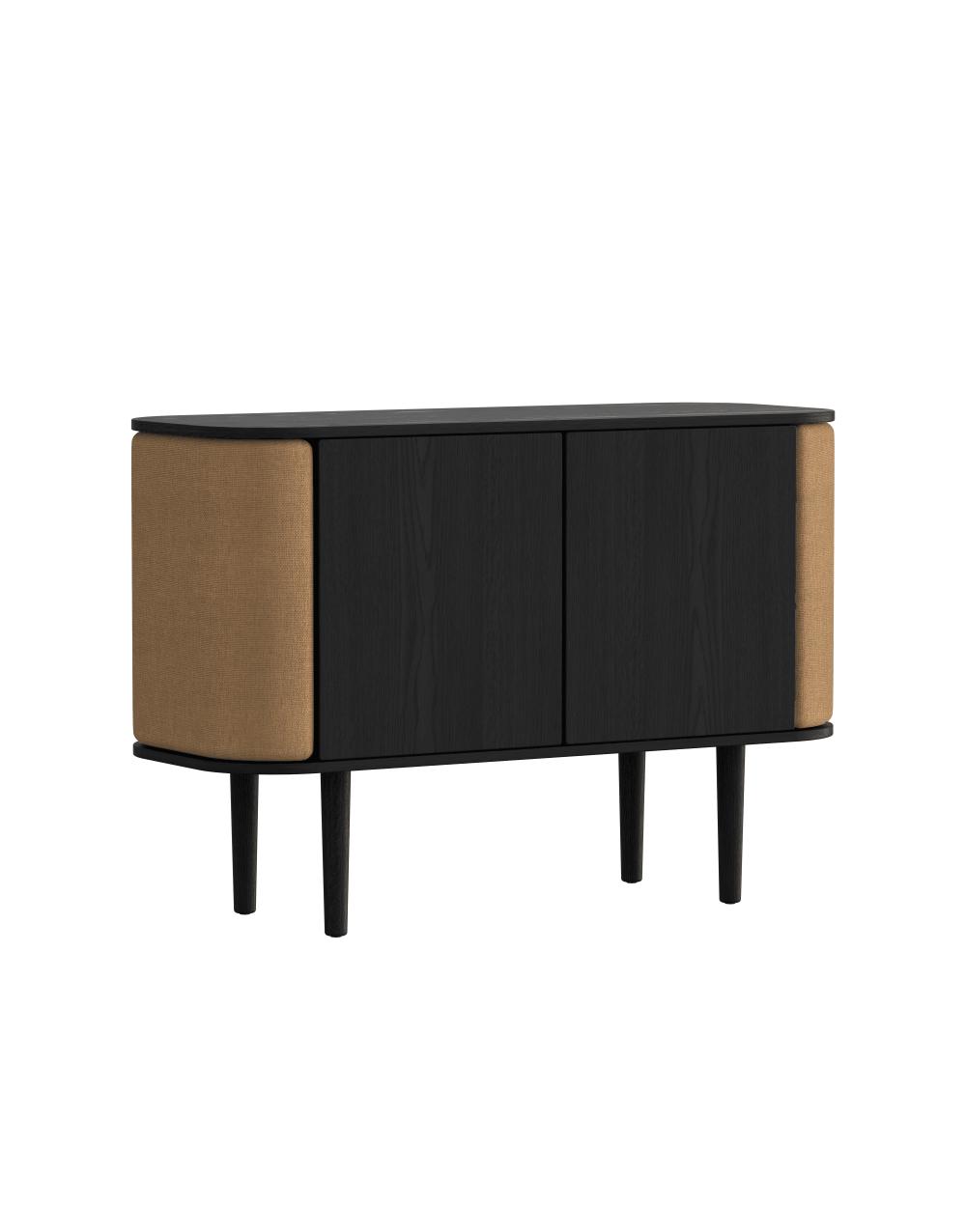 Treasures 2-door cabinet Black Oak - Sugar Brown