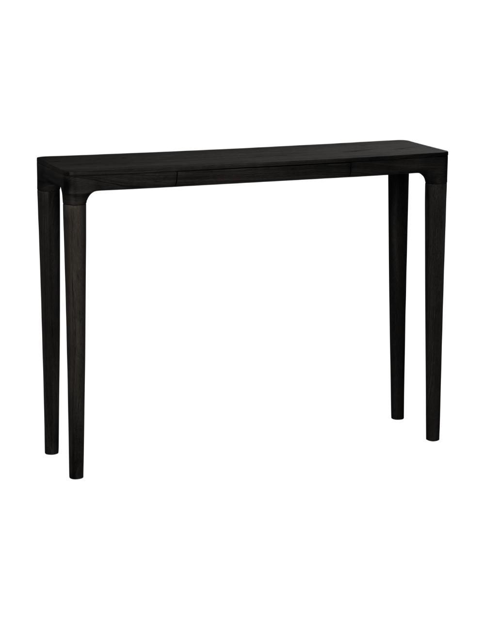 Heart'n'Soul Console Table 1.1m - Black Oak