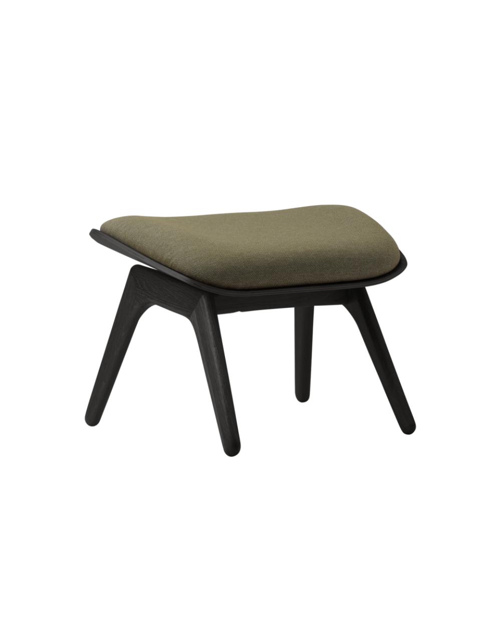 The Reader Ottoman Black Oak - Morning Meadows