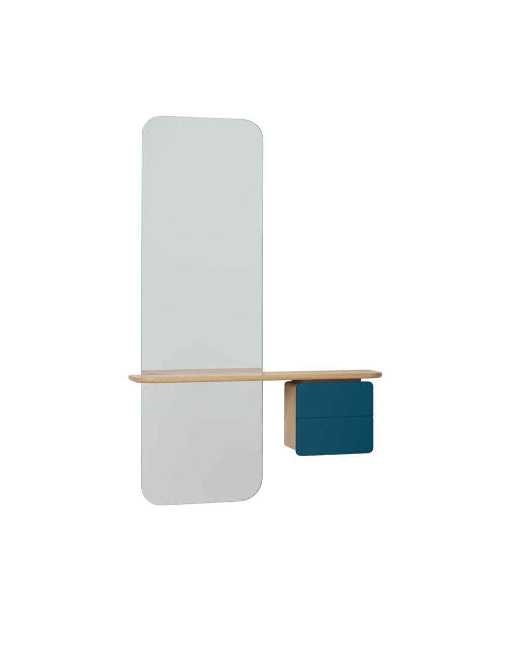 One More Look oak  Petrol Blue
