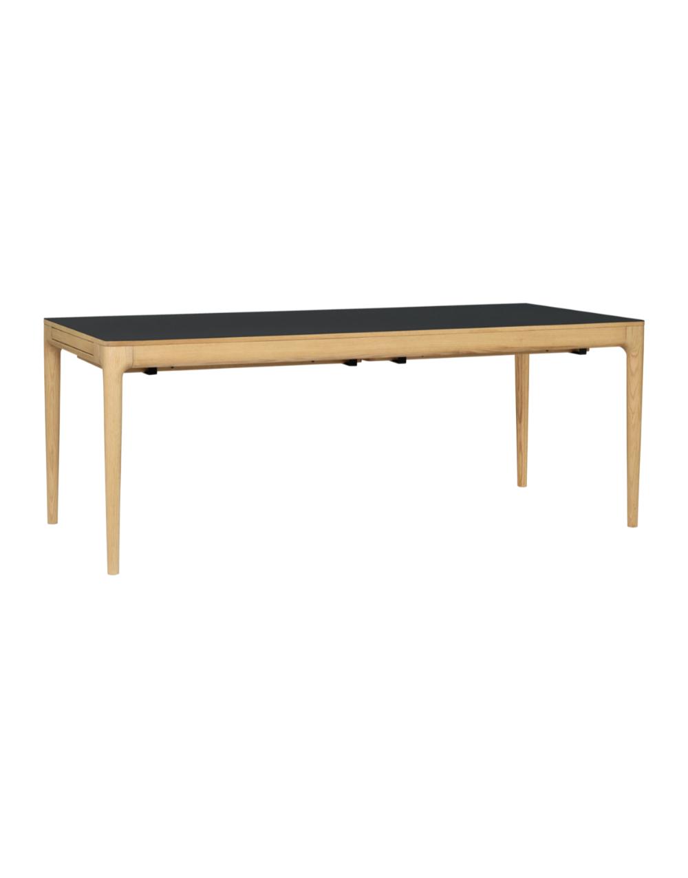 Heart'n'Soul Dining Table - Oak - Obsidian Black